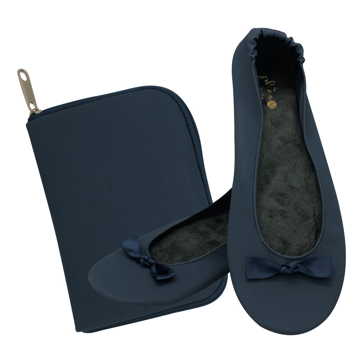 携帯スリッパ バトゥ ケイタイスリッポンS ( 折りたたみ レディース おしゃれ ルームシューズ スリッパ 携帯シューズ 専用ケース付き 携帯 入学式 卒業式 入園式 卒園式 滑り止め ) 【ベージュ】 ベージュ