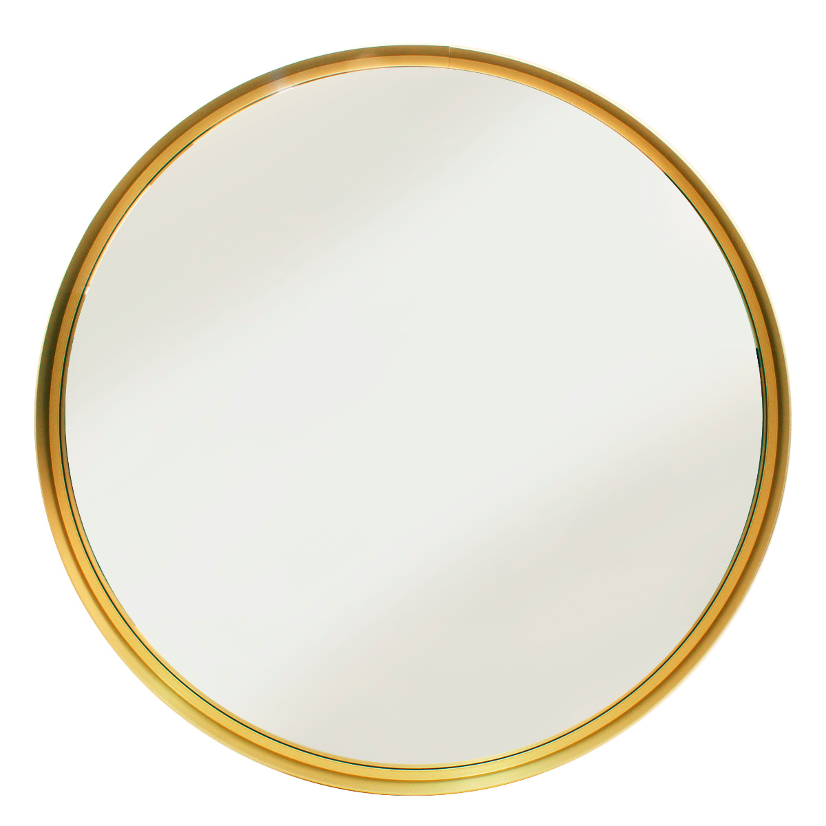 ウォールミラー 直径45cm LL 飛散防止加工 グロシア ラウンドミラー 日本製 ( 鏡 ミラー 円形 ゴールドフレーム 飛散防止 壁掛け 丸形 ゴールド 吊り下げ インテリア 身だしなみ )