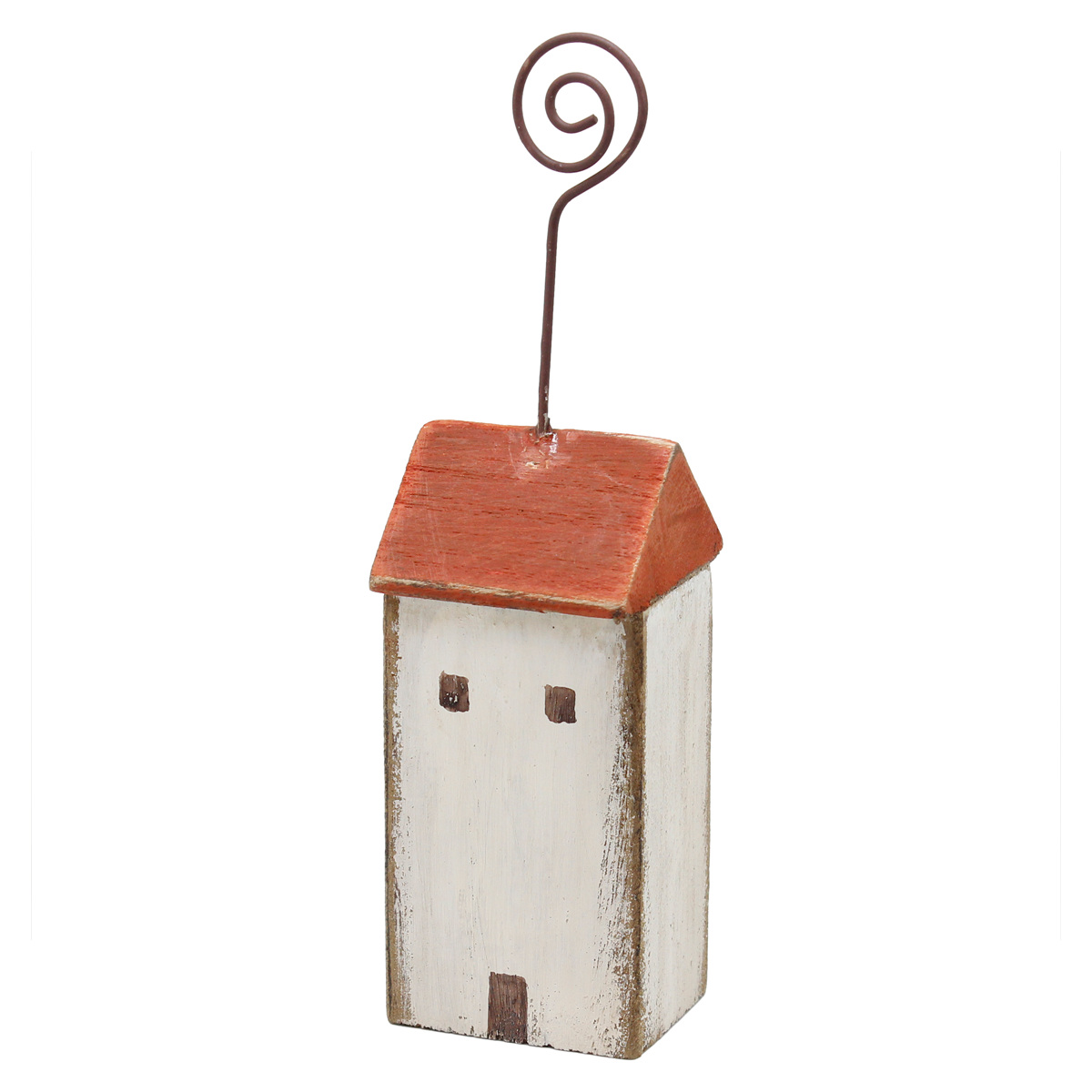 オブジェ ノルディス 古木のオブジェ 家のカードスタンドL （ カードスタンド メモ 写真 ポストカード インテリア 飾り おうち 家 コンパクト 天然木 木製 かわいい おしゃれ ハンドメイド 飾る 街並み 風景 ミニチュア 玄関 デスク ）