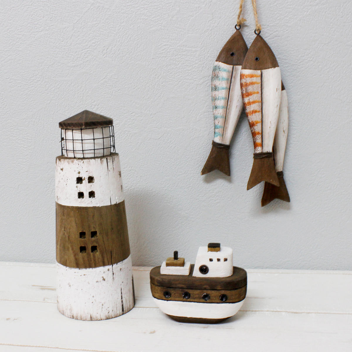 ノルディス 古木のオブジェ オブジェ汽船 ( 置き物 オブジェ インテリア 飾り 船 蒸気船 手のひらサイズ コンパクト 天然木 木製 かわいい おしゃれ ハンドメイド 飾る 街並み 風景 ミニチュア 玄関 トイレ リビング ニッチ )