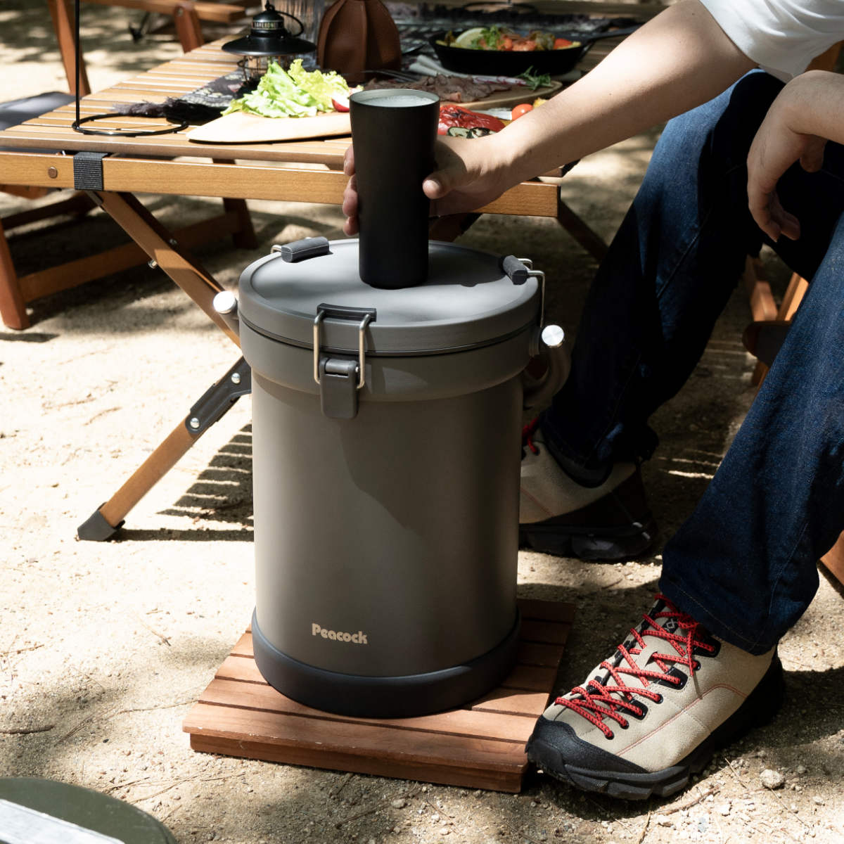 クーラーボックス 9.5L クーラーバケット 最強保冷 ( クーラーBOX 保冷ボックス 保冷 保温 アイスコンテナ 氷入れ アイスペール アイスジャグ ステンレス 氷 溶けない 持ち運び 取っ手付き 筒型 真空断熱 キャンプ BBQ アウトドア )