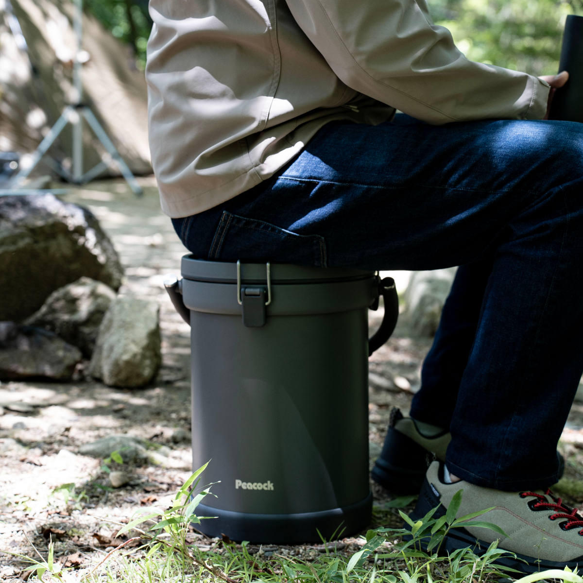 クーラーボックス 9.5L クーラーバケット 最強保冷 ( クーラーBOX 保冷ボックス 保冷 保温 アイスコンテナ 氷入れ アイスペール アイスジャグ ステンレス 氷 溶けない 持ち運び 取っ手付き 筒型 真空断熱 キャンプ BBQ アウトドア )