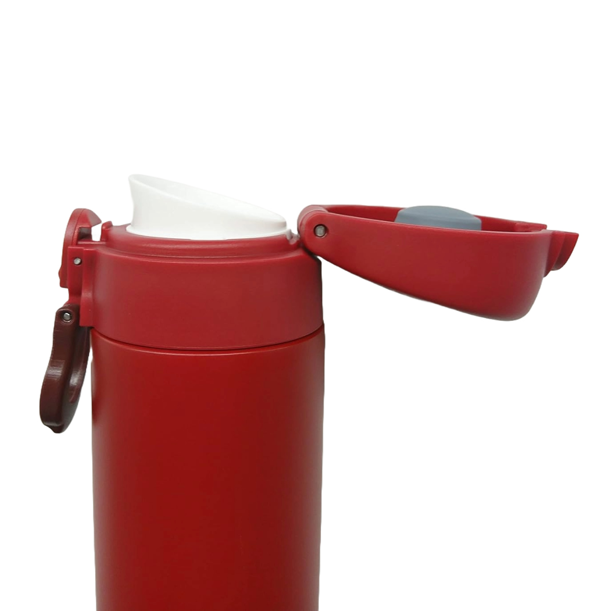 水筒 350ml マグボトル ステンレスボトル ( 保温 保冷 軽量 直飲み コンパクト ワンタッチ マグ ボトル 真空断熱 ダイレクトボトル 直のみ すいとう ステンレス ワンプッシュ ) 【ブラウン】 ブラウン