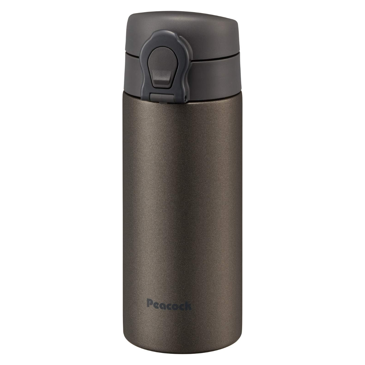 水筒 350ml マグボトル ステンレスボトル ( 保温 保冷 軽量 直飲み コンパクト ワンタッチ マグ ボトル 真空断熱 ダイレクトボトル 直のみ すいとう ステンレス ワンプッシュ ) 【ブラウン】 ブラウン