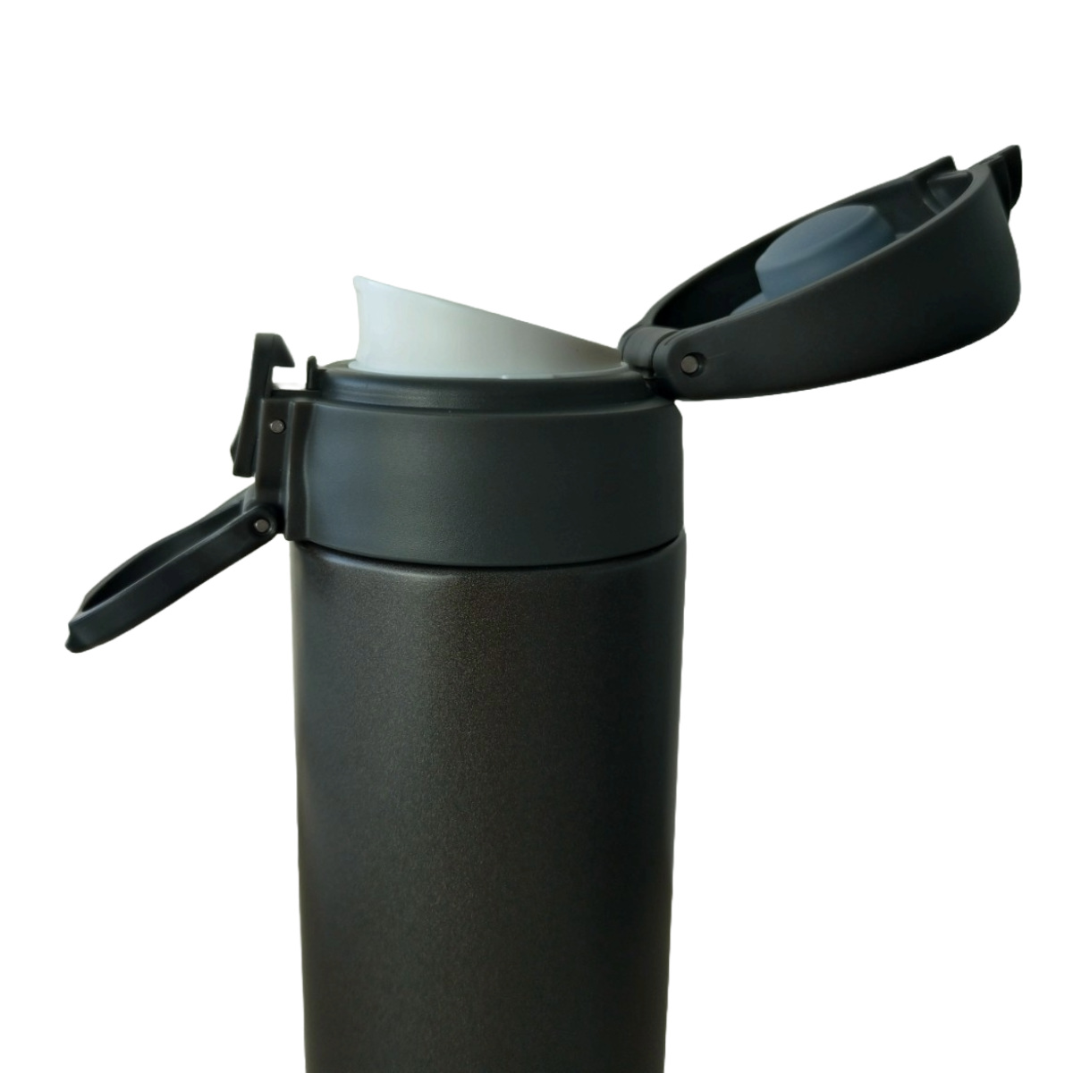 水筒 350ml マグボトル ステンレスボトル ( 保温 保冷 軽量 直飲み コンパクト ワンタッチ マグ ボトル 真空断熱 ダイレクトボトル 直のみ すいとう ステンレス ワンプッシュ ) 【ブラウン】 ブラウン