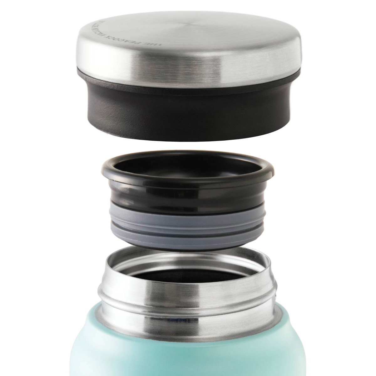 水筒 600ml ステンレスボトル スクリュータイプ ( ボトル 0.6L スクリュー ステンレス製 直飲み おしゃれ マグタイプ ダイレクトボトル ダイレクト シンプル お洒落 ステンレス 樹脂製 ) 【コーラルピンク】 コーラルピンク