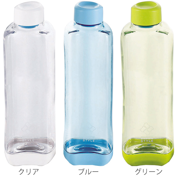 dショッピング |水筒 プラスチック ブロックスタイル アクアボトル BPAフリー 700ml ウォーターボトル （ ボトル 目盛り付き クリア  プラボトル マグボトル スポーツ スポーツドリンク クリアボトル ダイレクトボトル 直飲み 軽い スタッキング ） 【 クリア ...