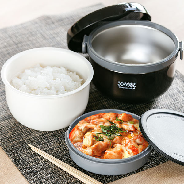 Dショッピング 弁当箱 保温 特盛 丼 ほかどん ステンレス ブラック レンジ対応 保温弁当箱 お弁当箱 ランチボックス 保冷 保温ジャー ランチジャー 男子 大容量 レンジok どんぶり 丼ぶり 麺 お弁当 弁当 カフェ丼 男性 カテゴリ 弁当箱の販売できる商品