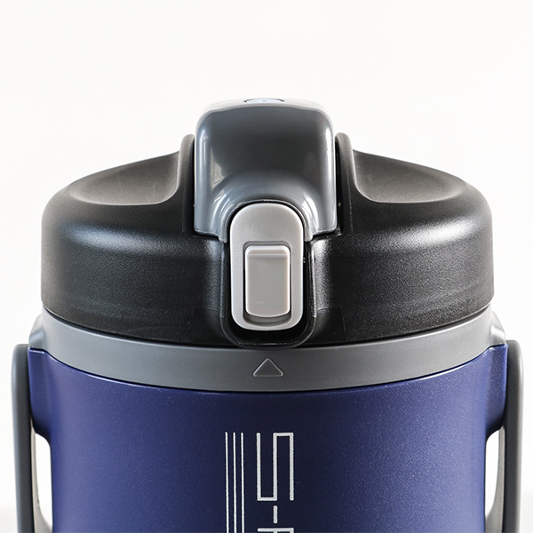 水筒 ジャグ 2L 保冷 直飲み スポーション ワンタッチローダージャグ ( 大容量 直のみ 2リットル スポーツ 保冷専用 スポーツジャグ スポーツボトル じかのみ 2リットル 直のみ スポーツドリンク対応 広口 ハンドル付き ) 【ブルー】 ブルー