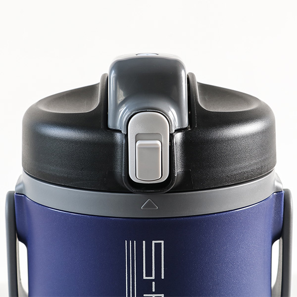 水筒 ジャグ 2L 保冷 直飲み スポーション ワンタッチローダージャグ ( 大容量 直のみ 2リットル スポーツ 保冷専用 スポーツジャグ スポーツボトル じかのみ 2リットル 直のみ スポーツドリンク対応 広口 ハンドル付き ) 【ブルー】 ブルー