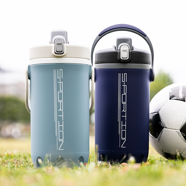 水筒 ジャグ 2L 保冷 直飲み スポーション ワンタッチローダージャグ ( 大容量 直のみ 2リットル スポーツ 保冷専用 スポーツジャグ スポーツボトル じかのみ 2リットル 直のみ スポーツドリンク対応 広口 ハンドル付き ) 【ブルー】 ブルー