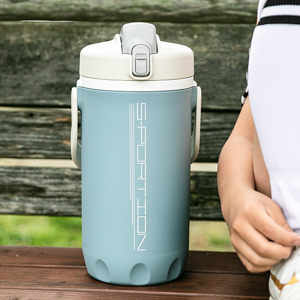 水筒 ジャグ 2L 保冷 直飲み スポーション ワンタッチローダージャグ ( 大容量 直のみ 2リットル スポーツ 保冷専用 スポーツジャグ スポーツボトル じかのみ 2リットル 直のみ スポーツドリンク対応 広口 ハンドル付き ) 【ブルー】 ブルー