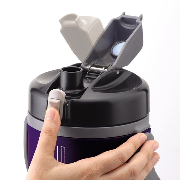 水筒 ジャグ 2L 保冷 直飲み スポーション ワンタッチローダージャグ ( 大容量 直のみ 2リットル スポーツ 保冷専用 スポーツジャグ スポーツボトル じかのみ 2リットル 直のみ スポーツドリンク対応 広口 ハンドル付き ) 【ブルー】 ブルー