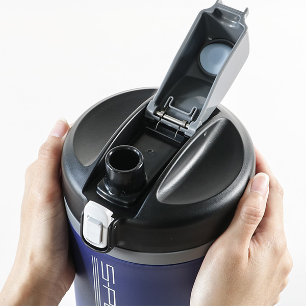 水筒 ジャグ 2L 保冷 直飲み スポーション ワンタッチローダージャグ ( 大容量 直のみ 2リットル スポーツ 保冷専用 スポーツジャグ スポーツボトル じかのみ 2リットル 直のみ スポーツドリンク対応 広口 ハンドル付き ) 【ブルー】 ブルー