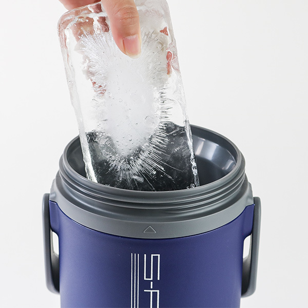 水筒 ジャグ 2L 保冷 直飲み スポーション ワンタッチローダージャグ ( 大容量 直のみ 2リットル スポーツ 保冷専用 スポーツジャグ スポーツボトル じかのみ 2リットル 直のみ スポーツドリンク対応 広口 ハンドル付き ) 【ブルー】 ブルー