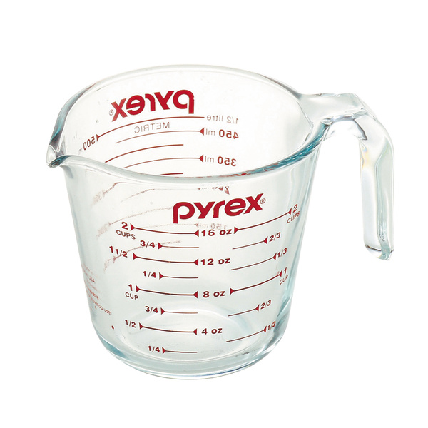 計量カップ 500ml 耐熱ガラス パイレックス PYREX メジャーカップ 取っ手付き （ 耐熱 ガラス 500 計量 カップ 目盛 食洗機  電子レンジ オーブン 対応 冷凍 冷蔵 保存 オーブン対応 強化ガラス 目盛り付き 調理 衛生的 ） | カテゴリ：計量器具の ... -  dショッピング