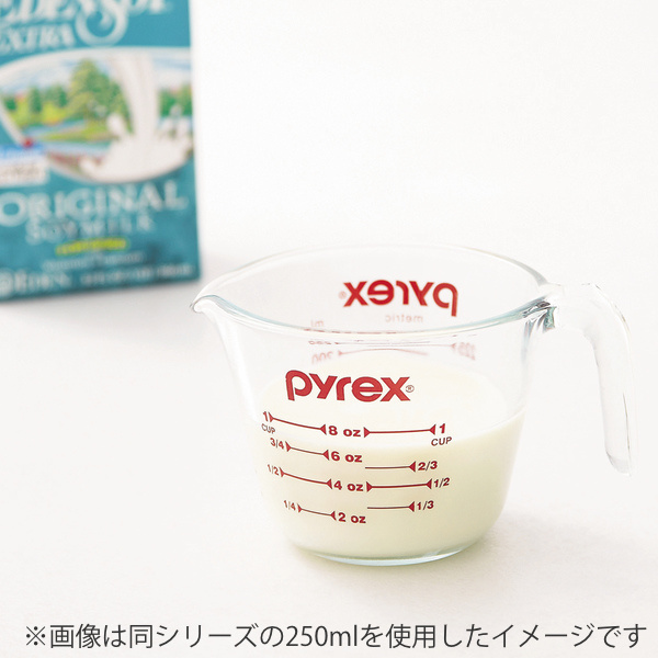 dショッピング |計量カップ 500ml 耐熱ガラス パイレックス PYREX メジャーカップ 取っ手付き （ 耐熱 ガラス 500 計量 カップ  目盛 食洗機 電子レンジ オーブン 対応 冷凍 冷蔵 保存 オーブン対応 強化ガラス 目盛り付き 調理 衛生的 ） | カテゴリ：計量器具の販売 ...