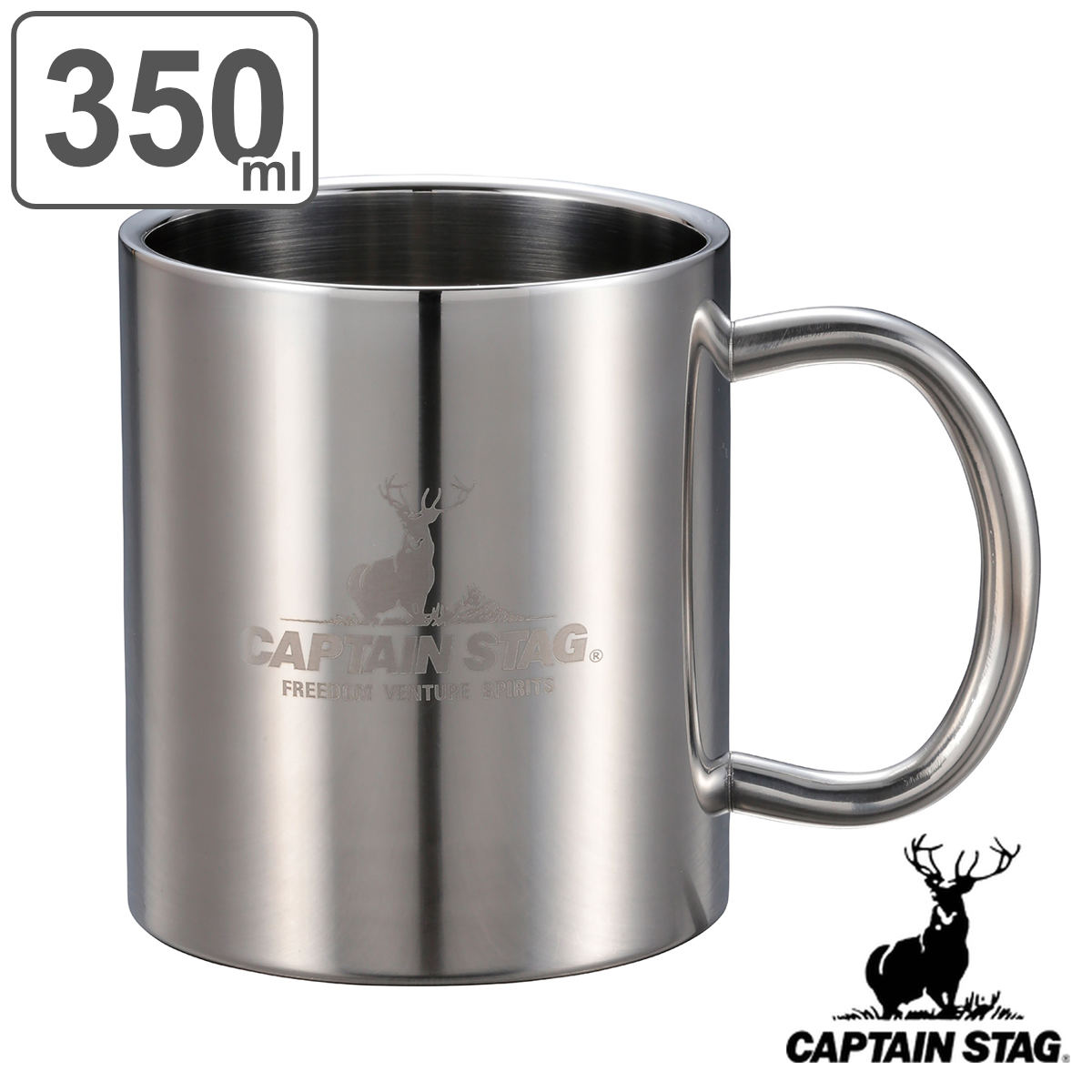 マグカップ 350ml NEWパラオ ダブルステンマグカップ キャプテン