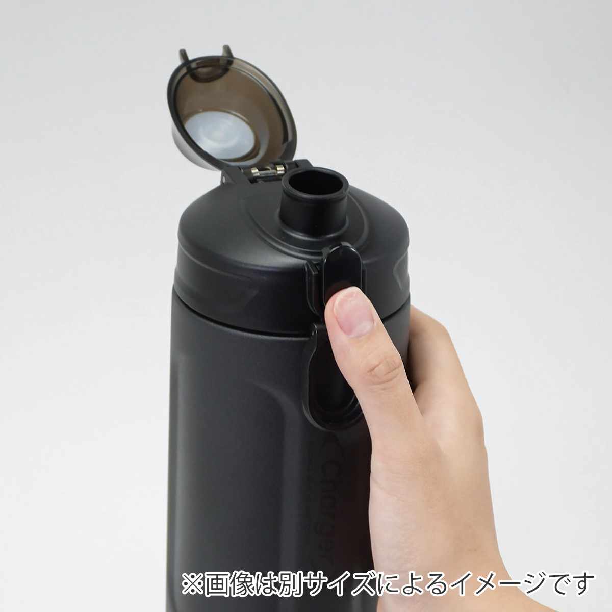 水筒 1200ml 大口径ダイレクトボトル1200(ブラック) （ 直飲み ステンレスボトル ダイレクトボトル スポーツドリンク対応 ワンタッチ  保冷専用 1.2L 1200 広口 スポーツ飲料対応 大口径 ステンレス製 保冷 1.2リットル ボトル ）