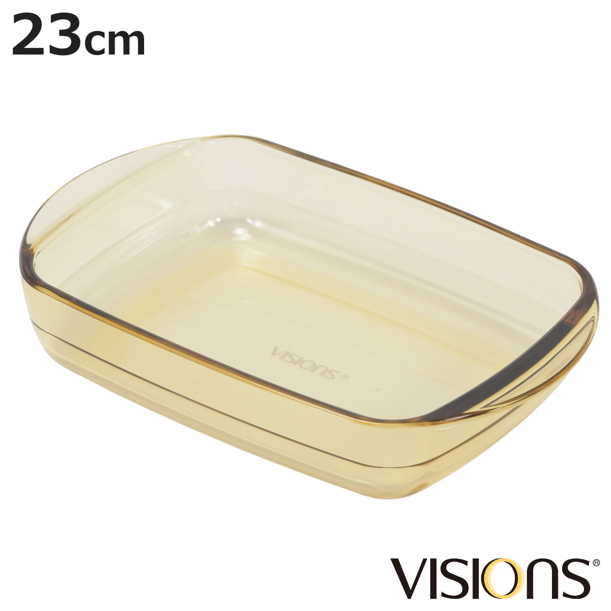 グラタン皿 23cm VISIONS 耐熱ガラス （ 食洗機対応 電子レンジ対応 オーブン対応 耐熱皿 オーブンウェア 食器 皿 グラタン ラザニア オ