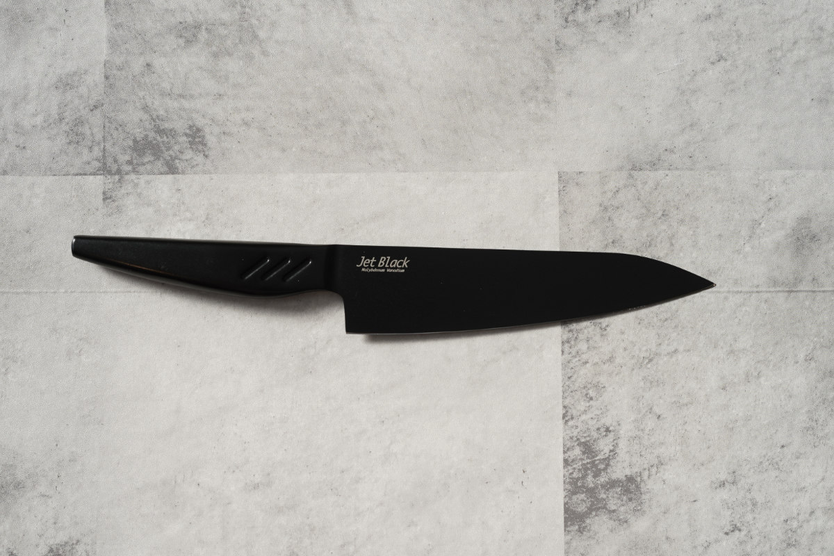 牛刀 18cm Jet Black （ 料理包丁 万能包丁 文化包丁 一体型