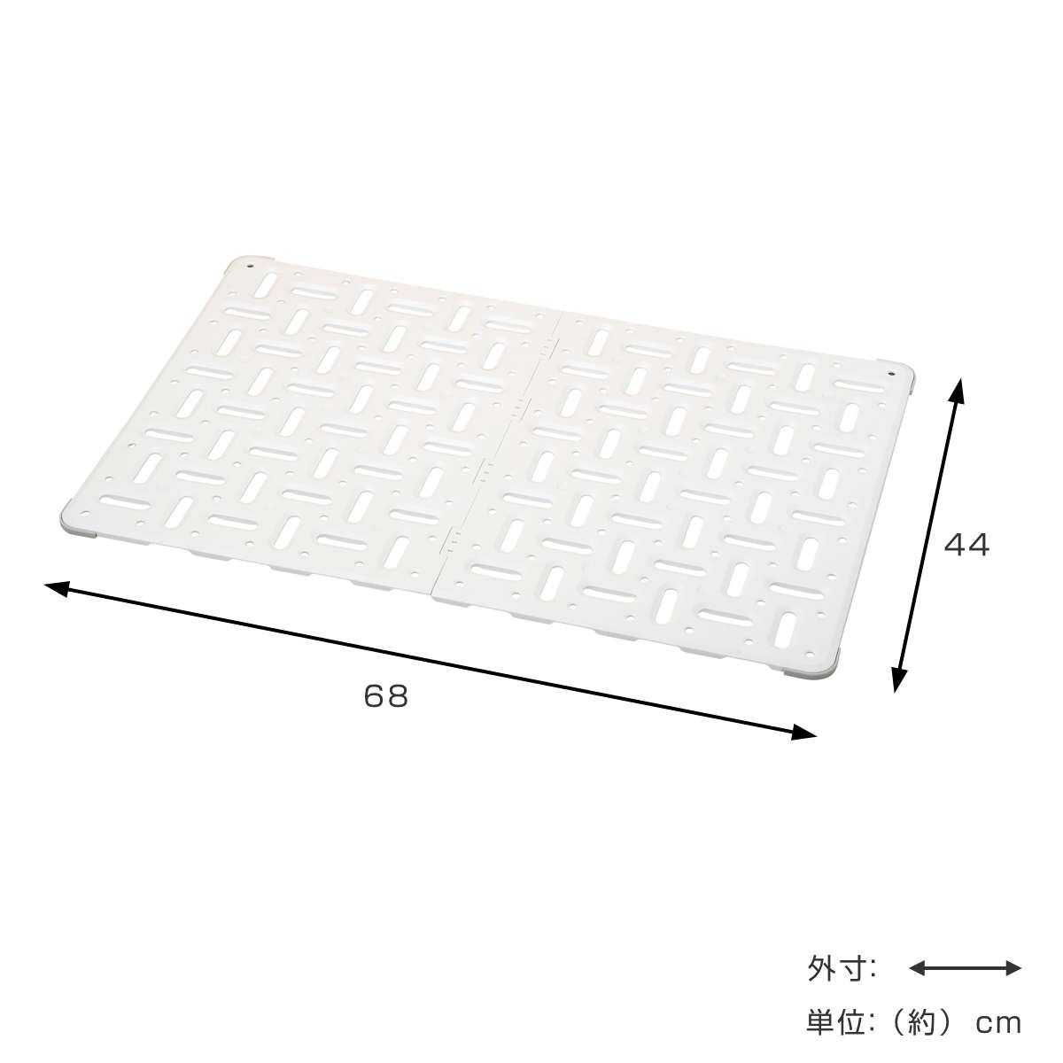 バスマット干し すっきりボード ( バスマットスタンド バスマット 干し すべり止め 日本製 マット干し 44×68cm 通気性 バスマットボード 折り曲げれる 乾燥 ホワイト )