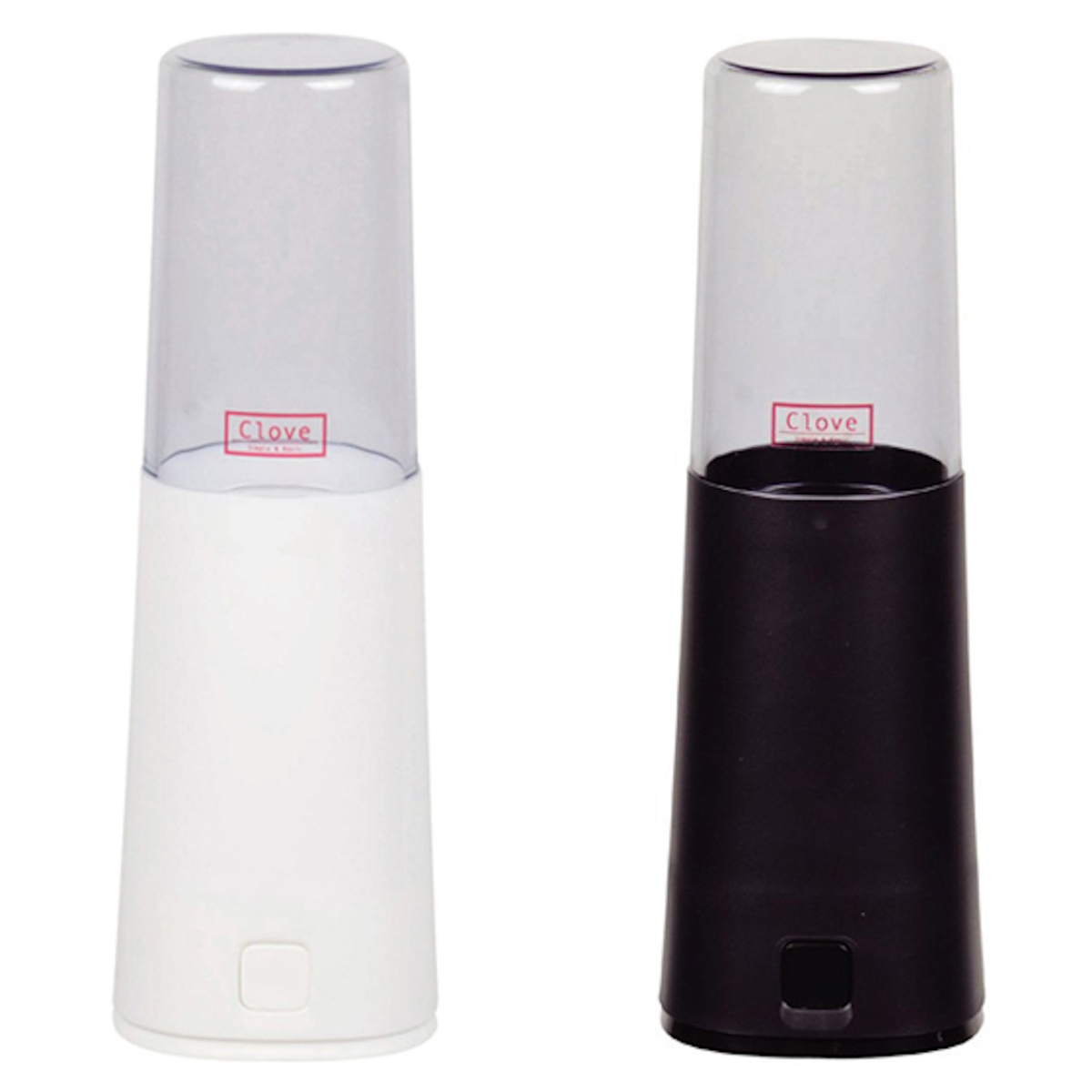 箸立て クローブ フード付箸立て （ はし立て カトラリースタンド ツールスタンド フタ付き 蓋 カバー付き ホコリよけ 卓上 立てて置く 縦型 衛生的 キッチン収納 スプーン フォーク ） 【ブラック】