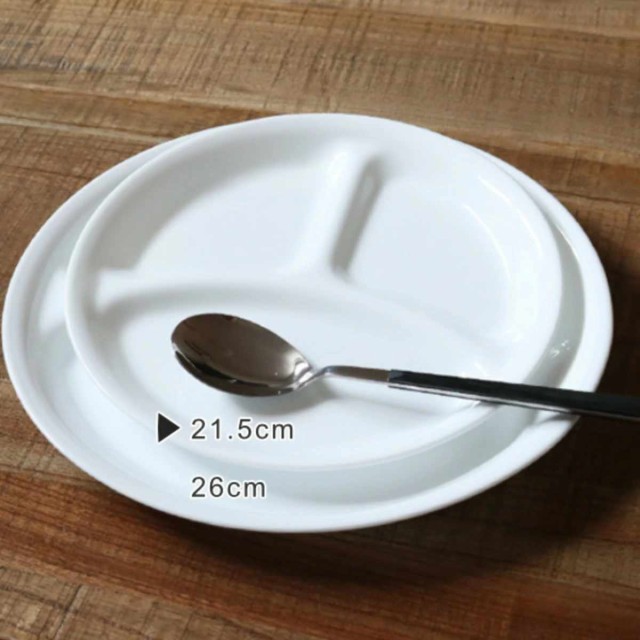 ランチプレート 21.5cm CORELLE コレールカスピアンレース ランチ皿 小 ( 強化ガラス 電子レンジ対応 食洗機対応 オーブン対応 仕切り皿 丈夫 軽い 割れにくい 3つ仕切り ワンプレート モーニングプレート 朝食 おしゃれ )