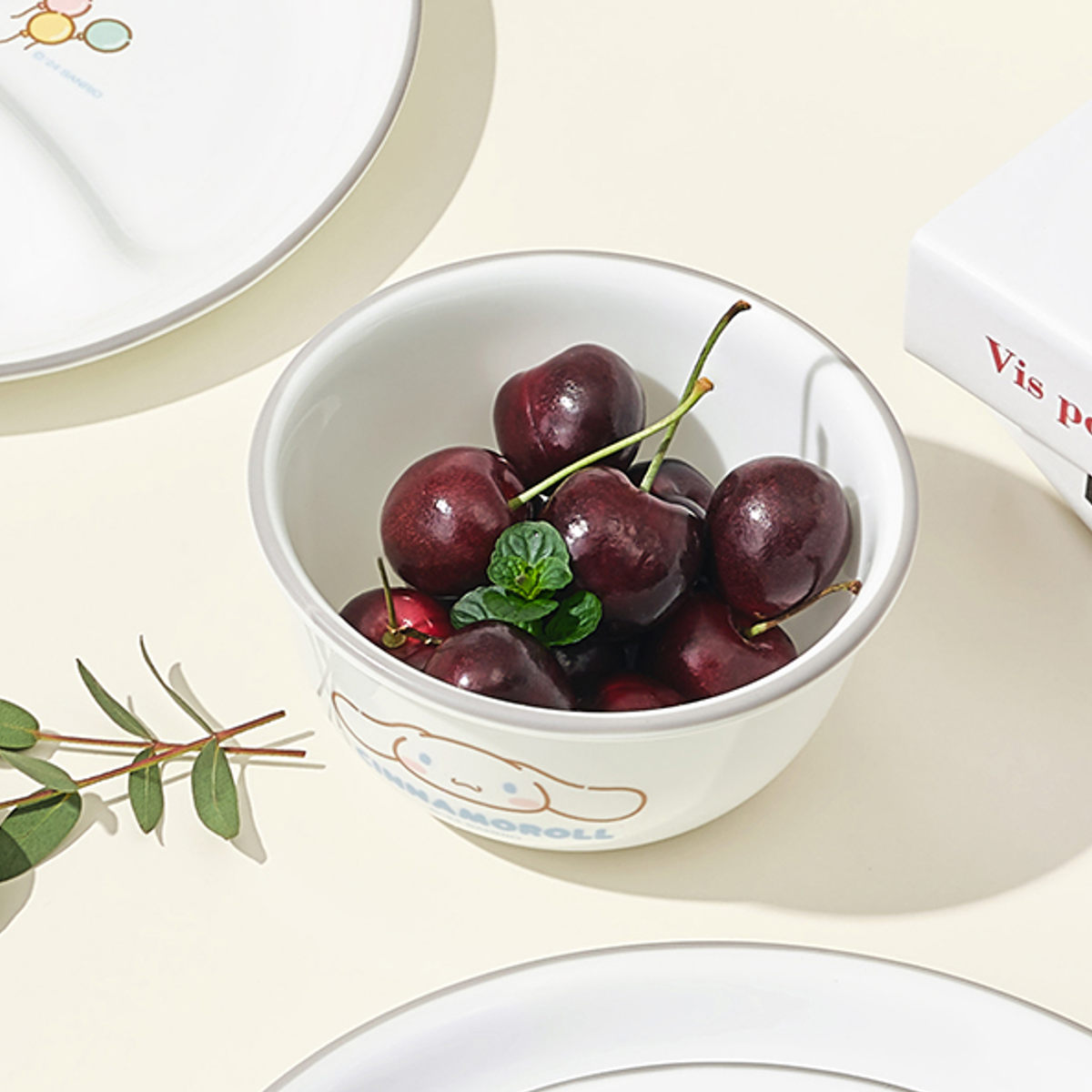 ボウル 11.5cm CORELL コレール シナモロール ライスボウル ( 強化ガラス 電子レンジ対応 食洗機対応 オーブン対応 皿 お皿 器 軽い 割れにくい おしゃれ かわいい キャラクター サラダボウル ヨーグルト 朝食 前菜 耐久性 丈夫 )