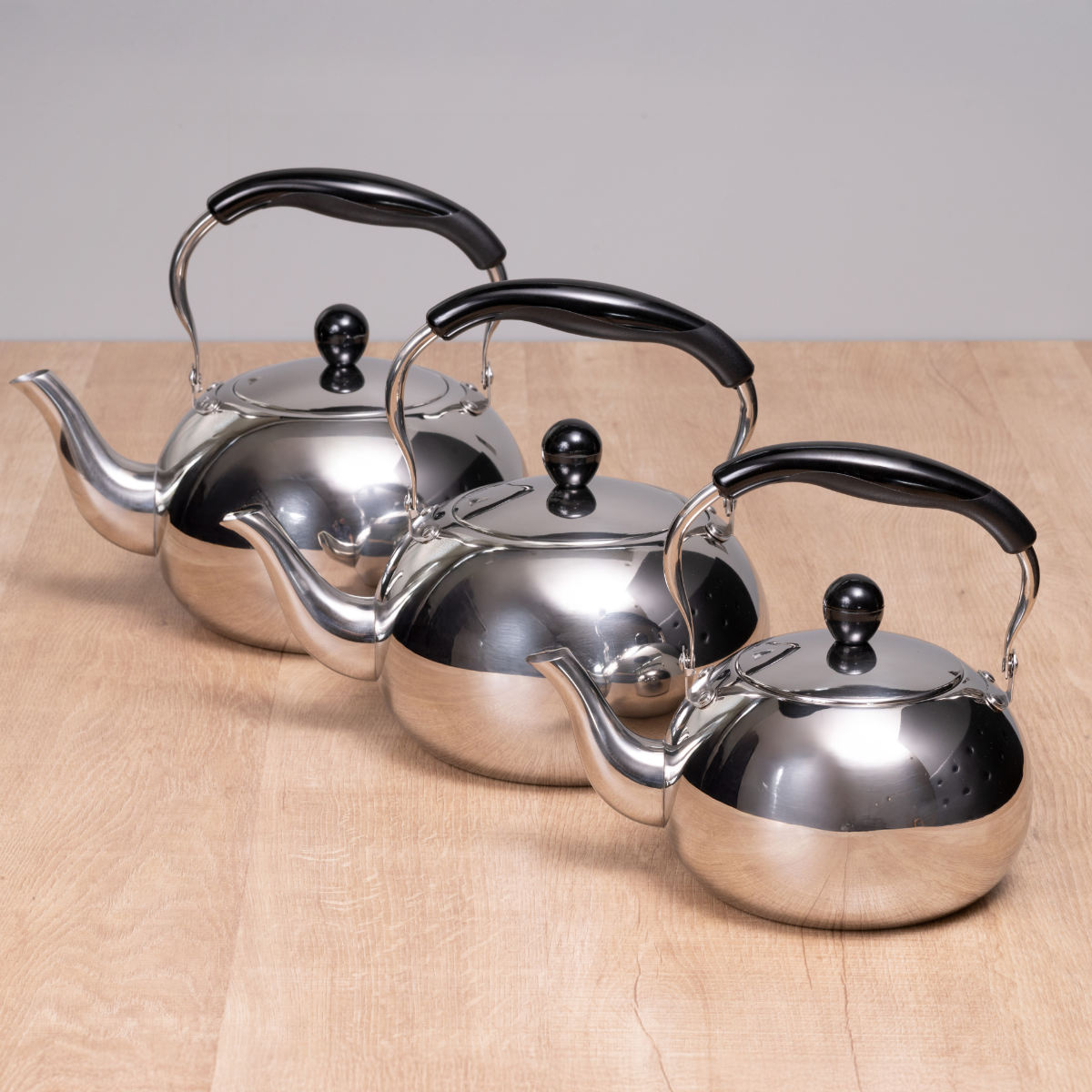 ケトル 2.5L IH対応 月のしずく ステンレス製 ( ガス火対応 やかん 湯沸かし 湯沸し ポット 2.5リットル ステンレスケトル 調理器具 キッチン用品 おしゃれ )