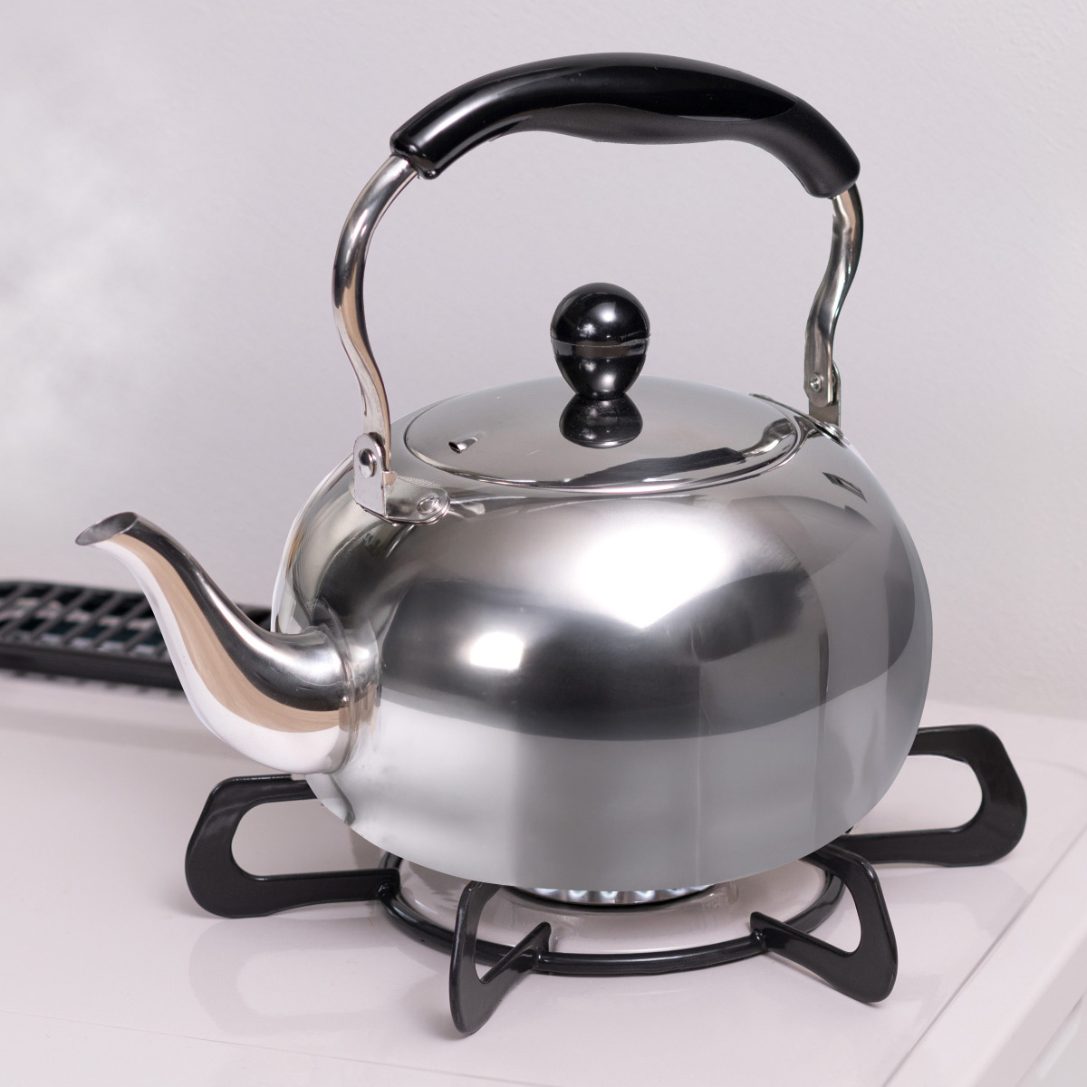 ケトル 2.5L IH対応 月のしずく ステンレス製 ( ガス火対応 やかん 湯沸かし 湯沸し ポット 2.5リットル ステンレスケトル 調理器具 キッチン用品 おしゃれ )