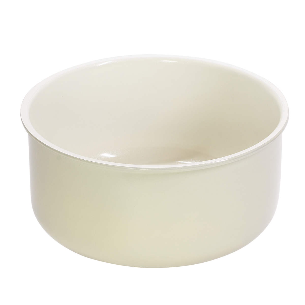 マルチポット 18cm IH対応 トルティーノ 取っ手が取れる セラミック加工 ( ガス火対応 着脱式 鍋 ソースパン 取っ手の取れる鍋 単品 片手鍋 セラミックコーティング オーブン対応 18センチ ミニ アルミ製 軽量 ホワイト )