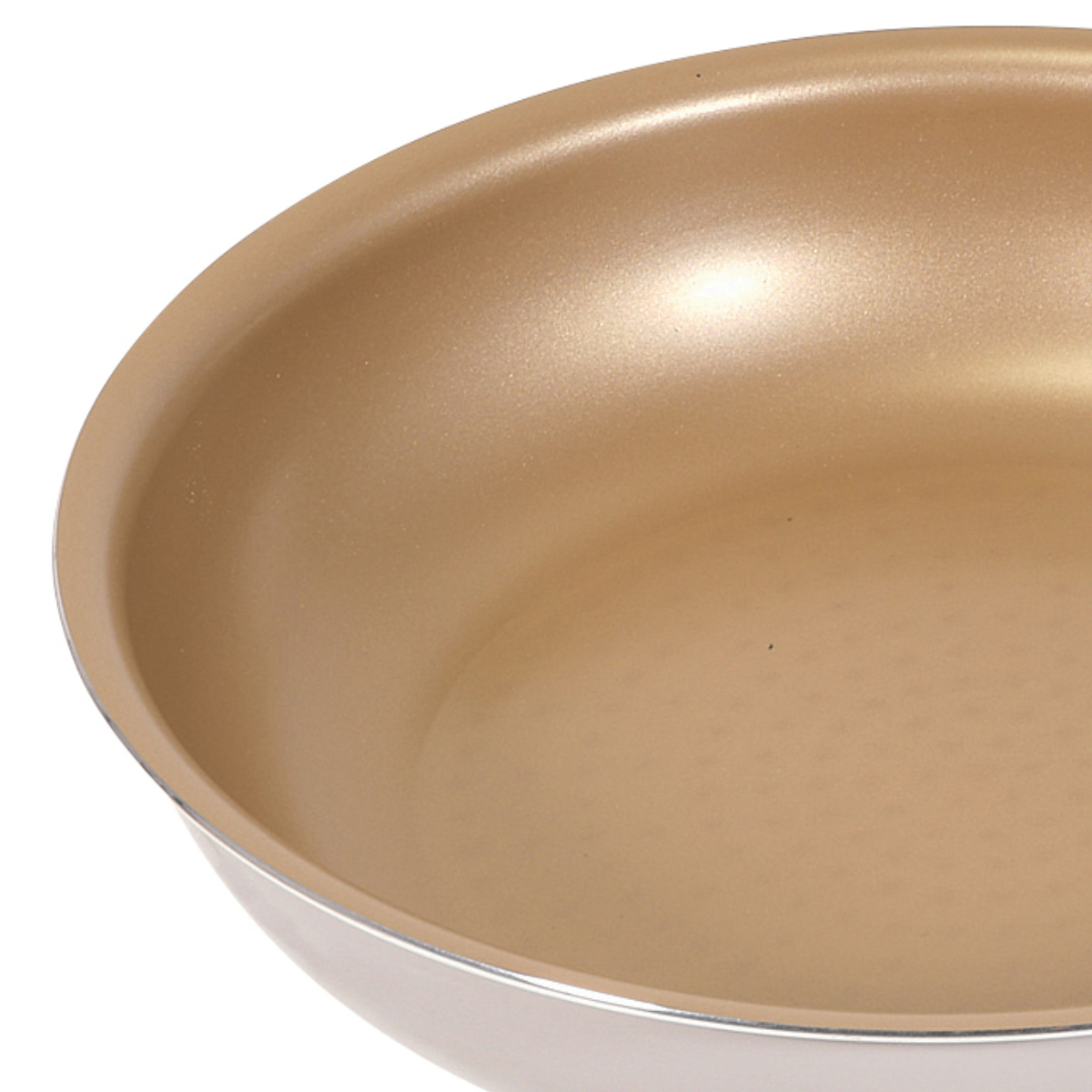 フライパン 26cm IH対応 ロングライフスピンコート ( ガス火対応 オール熱源対応 金属ヘラOK ふっ素加工 フッ素加工 軽い 26センチ フッ素コーティング アルミ製 軽量 木目調ハンドル ホワイト )