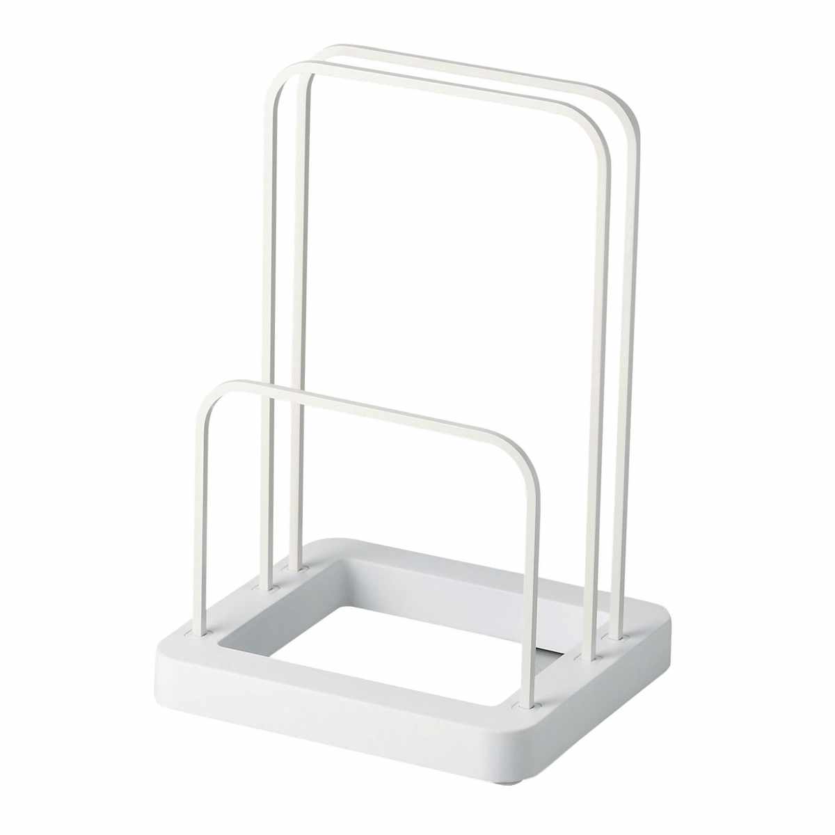 バスマットスタンド シンプルピュア 珪藻土バスマット&体重計スタンド ( 珪藻土バスマット 体重計 スタンド 収納 バスマット ラック バスマット立て 珪藻土マット スッキリ収納 乾燥 バスグッズ シンプル ホワイト )