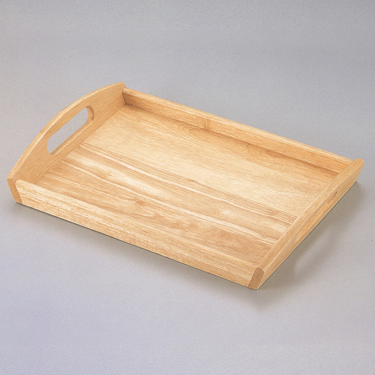 お盆 トレー 角型 大 木製 ( 木製トレー トレイ キッチントレー キッチントレイ 44×30cm 木製トレイ キッチン用品 キッチン雑貨 ウッド おぼん 配膳 取っ手付き 持ち手付き おしゃれ )