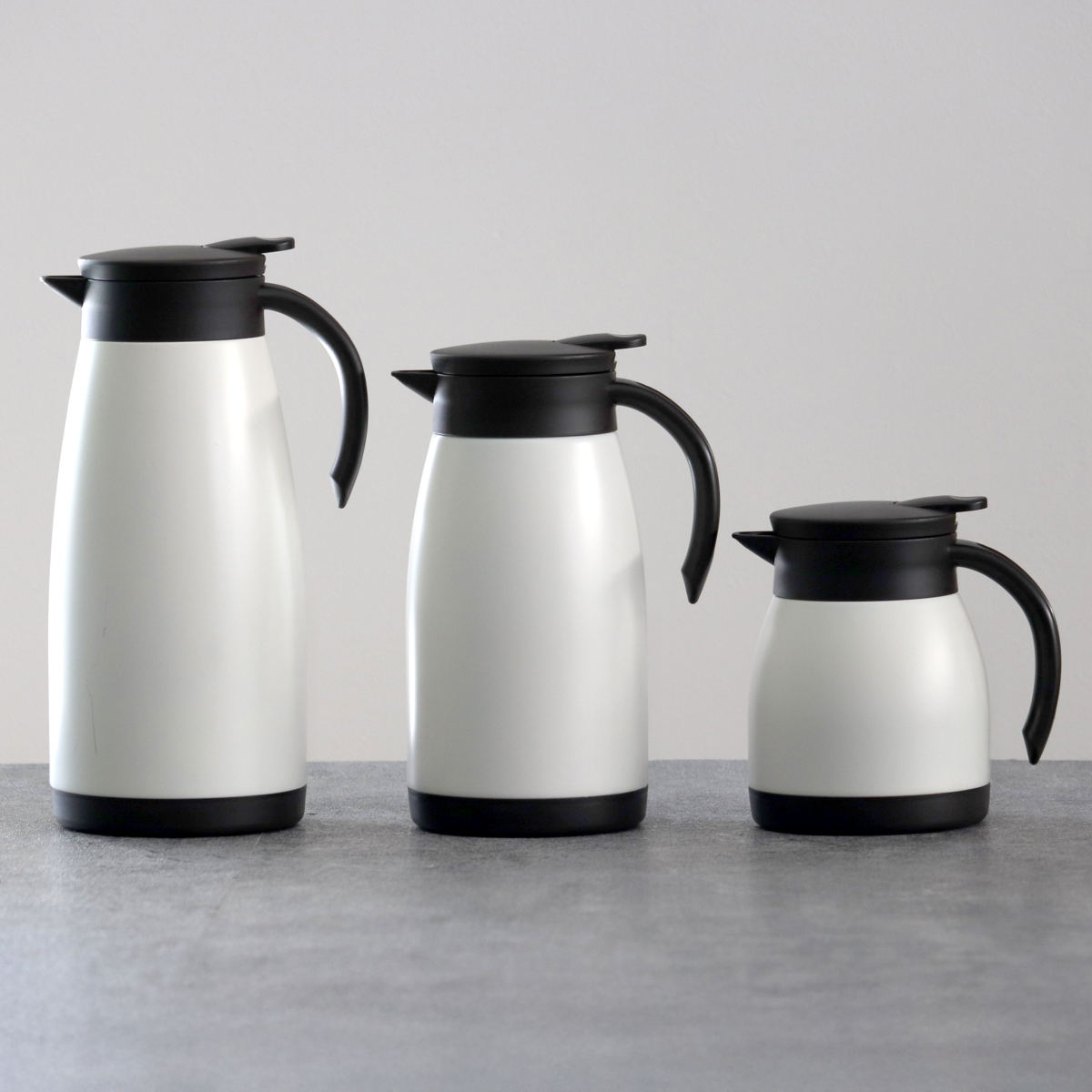 卓上ポット 500ml 保温 保冷 エコット テーブルポット ステンレス製 ( ステンレスポット 保温ポット 保冷ポット 真空二重構造 ステンレス お湯割り 魔法瓶 )