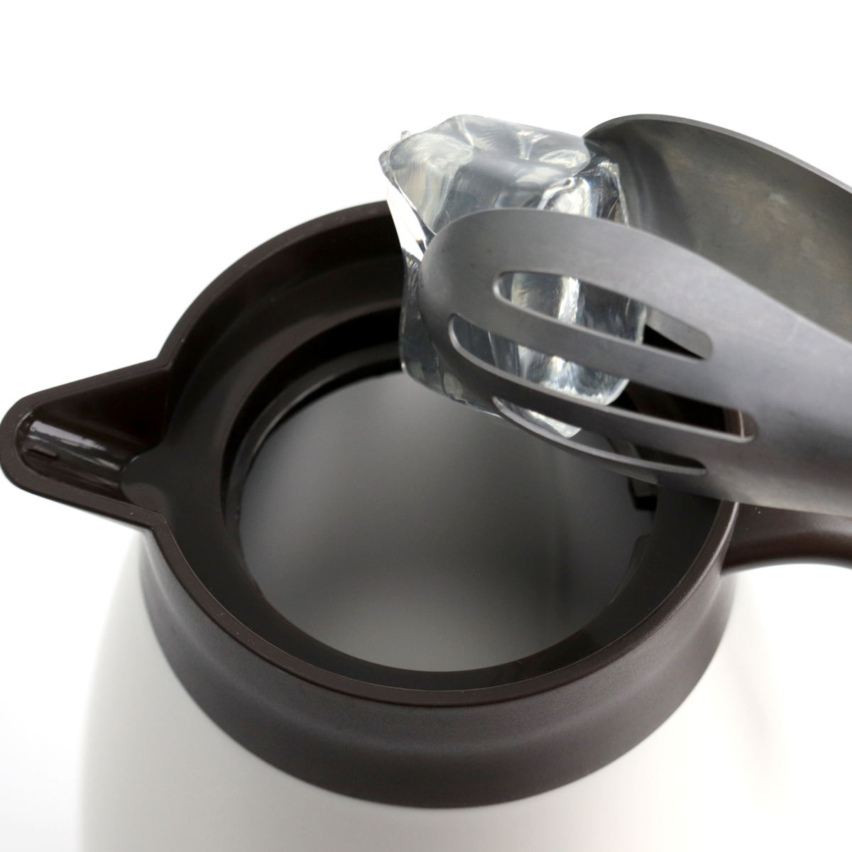 卓上ポット 1L 保温 保冷 エコット テーブルポット ステンレス製 ( ステンレスポット 保温ポット 保冷ポット 真空二重構造 ステンレス お湯割り 魔法瓶 )