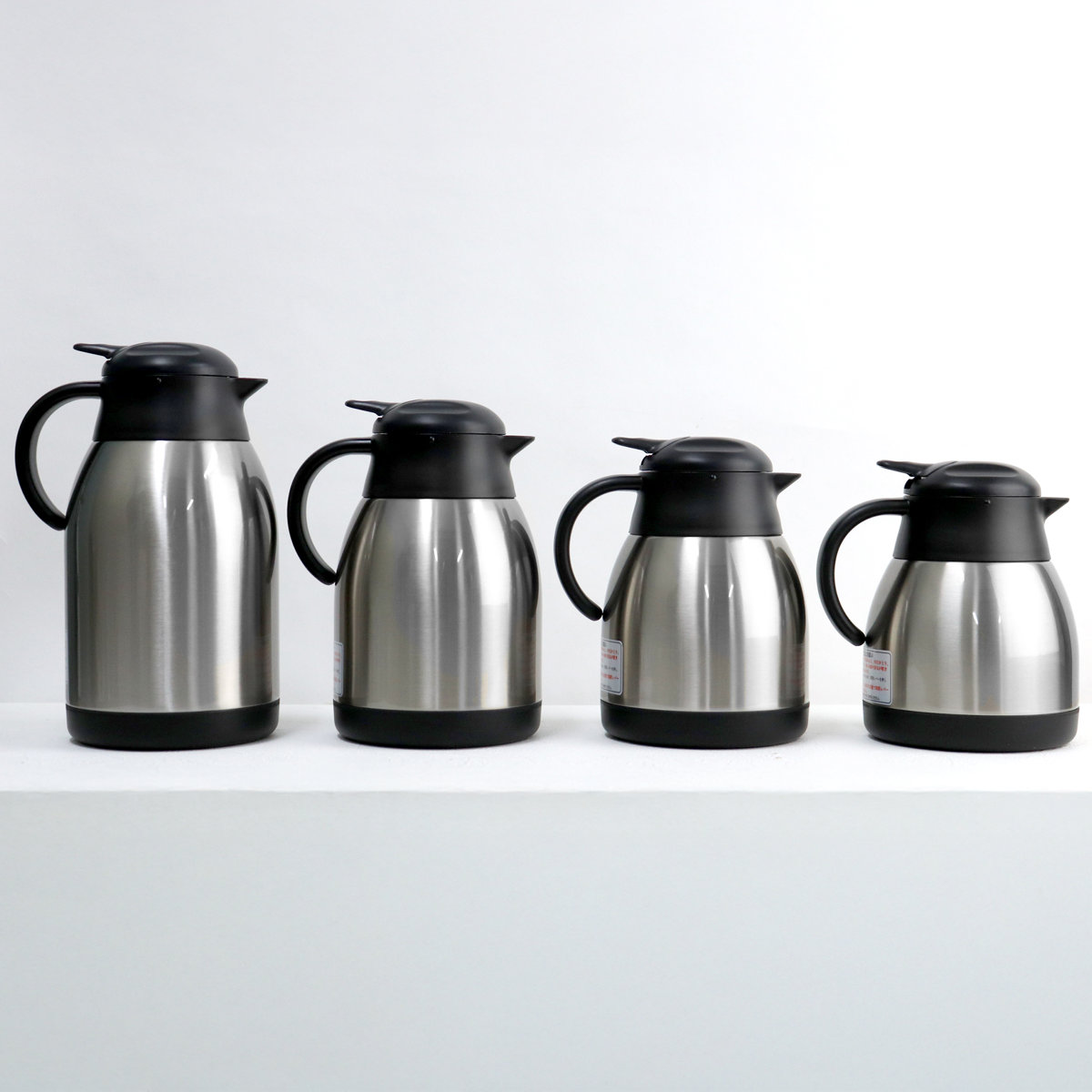 卓上ポット 1.2L 保温 保冷 イーシス テーブルポット ステンレス製 ( ステンレスポット 保温ポット 保冷ポット 押すだけ 真空二重構造 お湯割り 魔法瓶 )