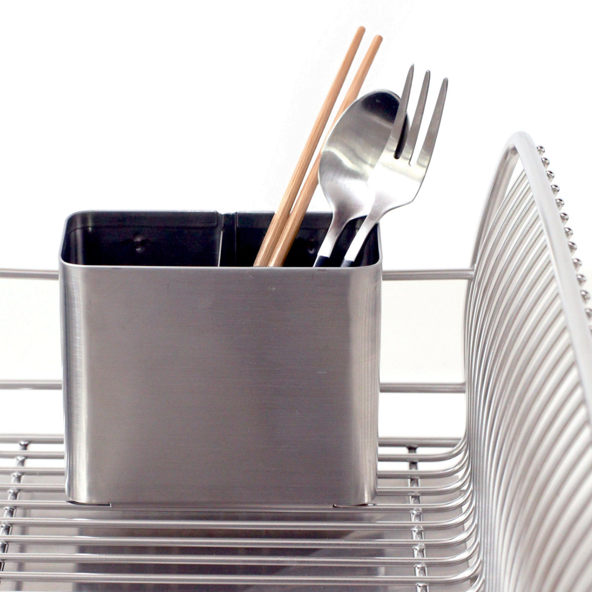 カトラリーポケット 18-8 ステンレス製 カトラリーポケット サスティナ ( カトラリー立て ツールポケット 仕切り付き オールステンレス カトラリー キッチンツール 箸立て 水切り 洗い物 食器洗い 乾燥 おすすめ )