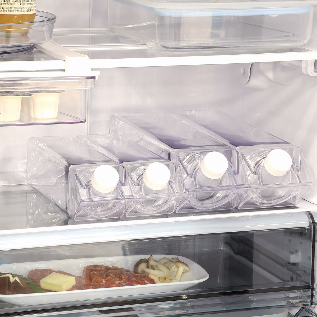 冷水筒 ピッチャー 1L 横置き 縦置き プラスチック ( 麦茶ポット 水差し 冷水ポット 日本製 プラスチック製 麦茶 水 お茶 取っ手なし 軽い 割れにくい 国産 おしゃれ )