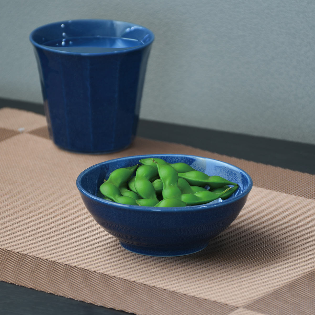 小鉢 軽いね! 軽量 枝豆鉢 12cm ( 磁器 日本製 おしゃれ 鉢 ボウル 食器 器 うつわ サラダボウル つきだし 副菜 おひたし 和え物 ヨーグルト 枝豆 軽い ) 【マスタード】 マスタード