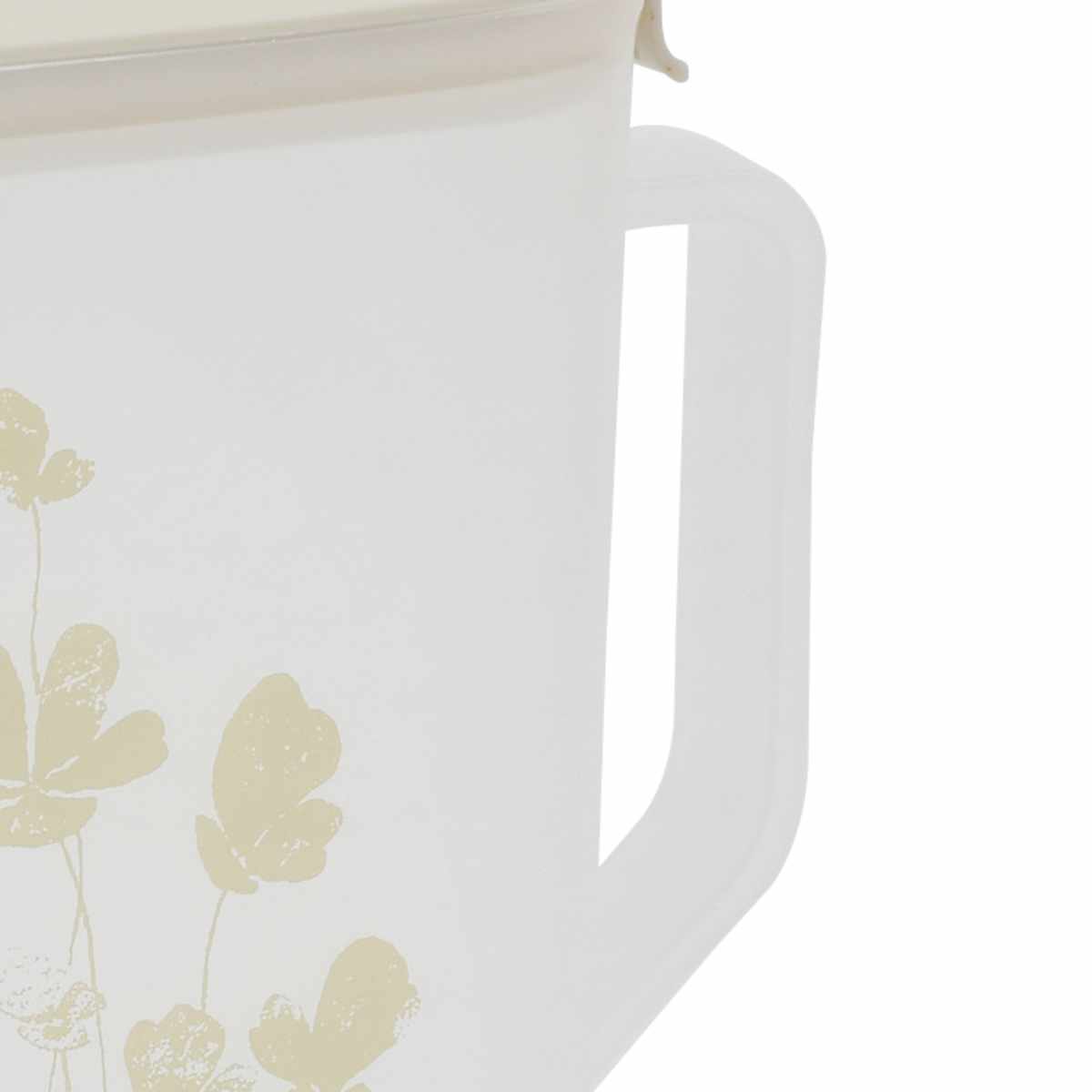 冷水ポット 2.0L クールスクエア スミレ ミモザ ( ピッチャー 冷水筒 日本製 パッキン一体型 プラスチック ワンプッシュ 麦茶ポット 大容量 水差し スリム 麦茶 水 広口 取っ手付き 片手 ) 【スミレ】 スミレ