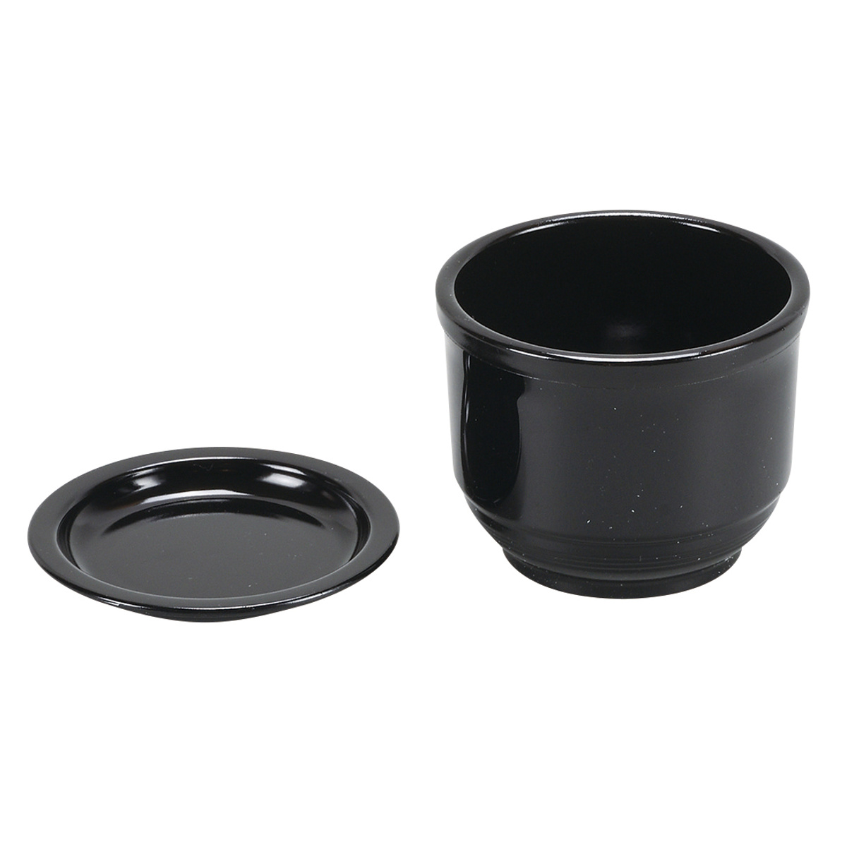 そば猪口 涼味家 プラスチック 薬味皿付き ( そうめん鉢 そば鉢 麺鉢 そうめん 麺 そば 器 うつわ つゆ鉢 フリーカップ めんつゆ 薬味 猪口 蕎麦猪口 蕎麦ちょこ つゆ入れ 小鉢 麺つゆ )