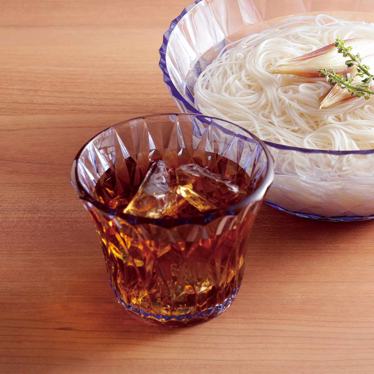 つぅ そうめんグラス そばちょこ 猪口 ビーチグラス 海 波 つゆ