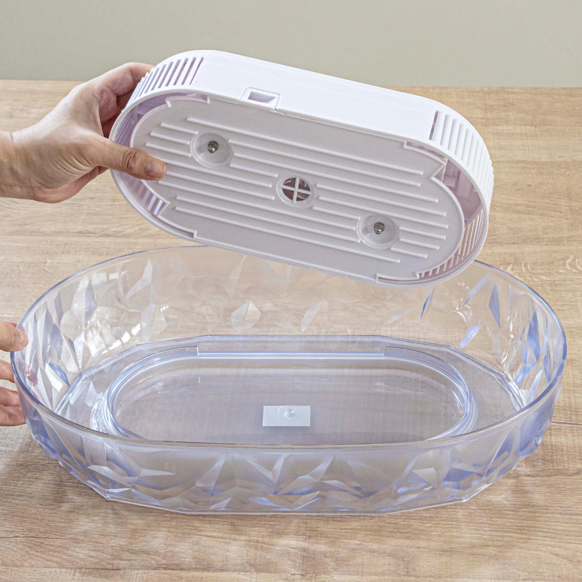 そうめん流し器 M 2~3人用 流氷 流しそうめん 電池式 流しそうめん機 プラスチック製 ( そうめん流し機 しろくま ペンギン 素麺 ながしそうめん 薬味入れ 流し素麺 薬味皿 機械 シロクマ アニマル 動物 氷山 おしゃれ かわいい ) 【シロクマ】 シロクマ