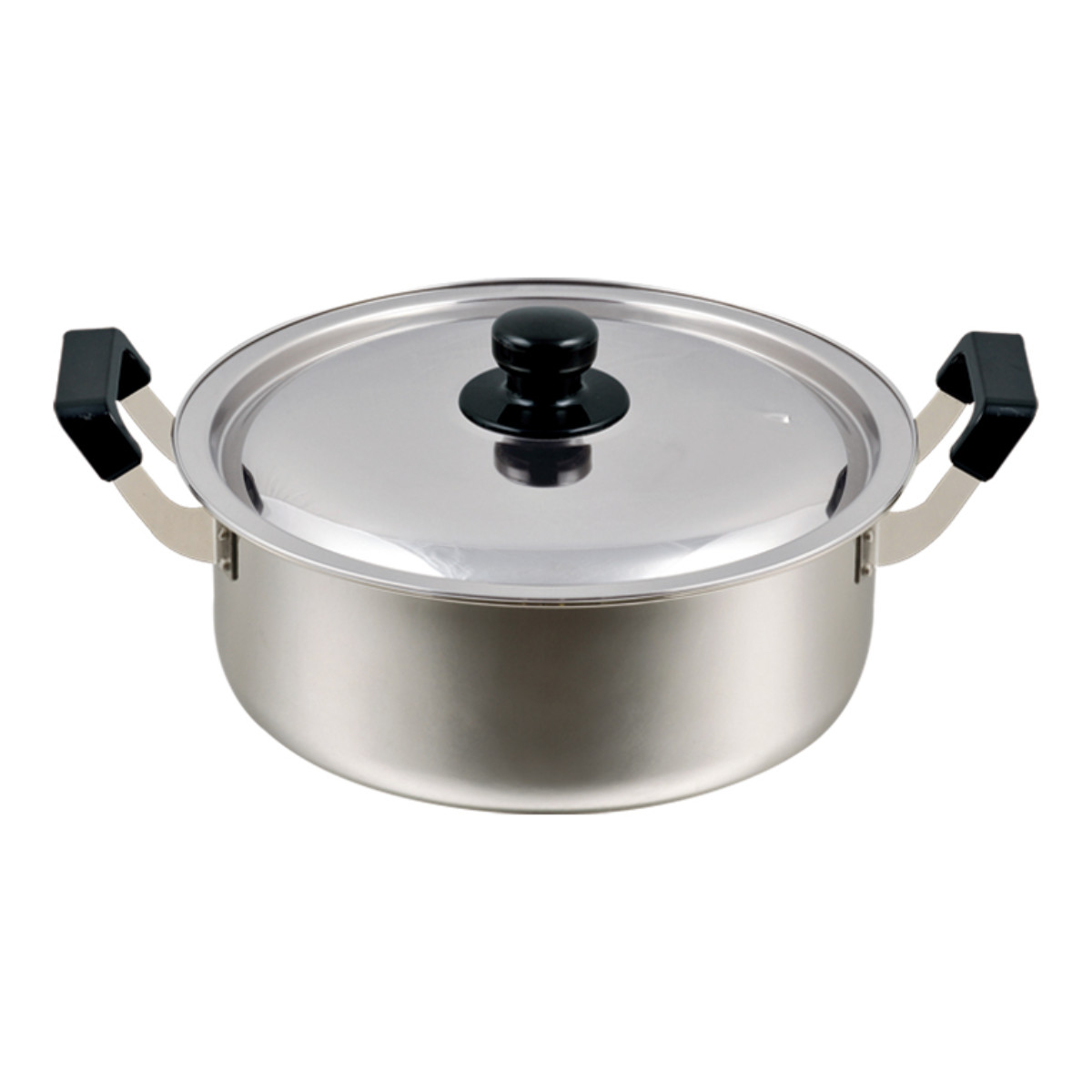 両手鍋 28cm IH対応 大容量 だんらん ステンレス製 ( ガス火 IH 対応 両手なべ ステンレス鍋 フタ付き 28センチ 大きい 大型鍋 寄せ鍋 寄鍋 鍋 お鍋 オール熱源対応 調理器具 )