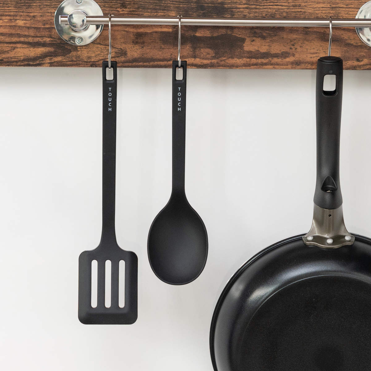 調理スプーン TOUCH st 先が付かない シリコン製 食洗機対応 ( シリコン スプーン 取り分けスプーン 盛り付けスプーン シリコーン 一体型 キッチンツール 耐熱 調理 キッチングッズ 便利 調理器具 )