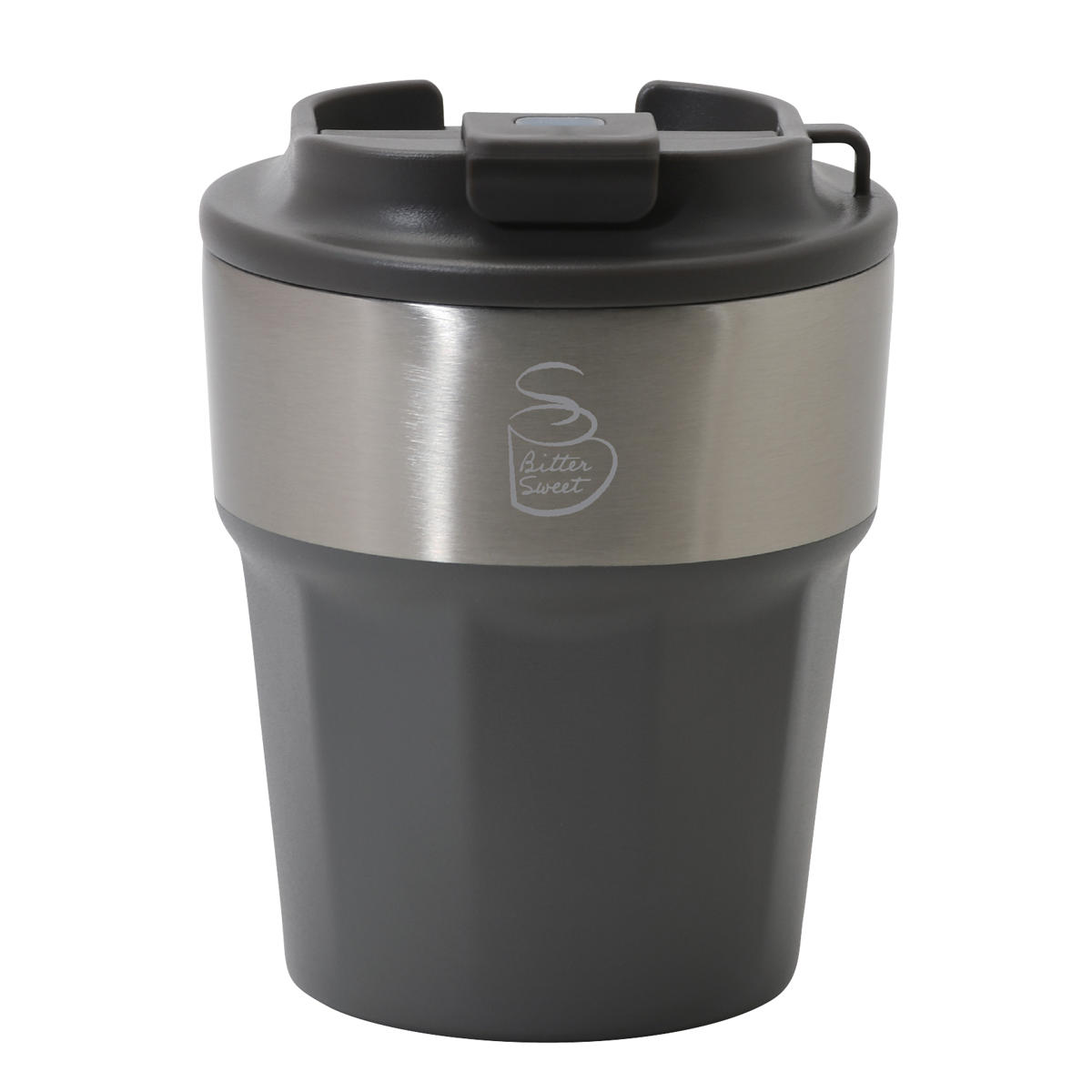 タンブラー 300ml ビタースイート 蓋付き ( ステンレス 保温 保冷 真空断熱構造 ステンレスタンブラー カップ コップ おしゃれ シンプル コーヒー 紅茶 珈琲 ふた付き 持ち運び デスクワーク ) 【ホワイト】 ホワイト