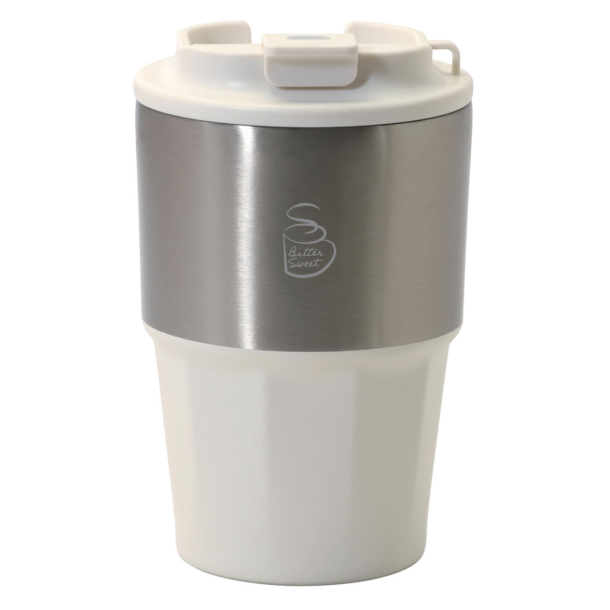 タンブラー 400ml ビタースイート 蓋付き ( ステンレス 保温 保冷 真空断熱構造 ステンレスタンブラー カップ コップ おしゃれ シンプル コーヒー 紅茶 珈琲 ふた付き 持ち運び デスクワーク ) 【ブラウン】 ブラウン