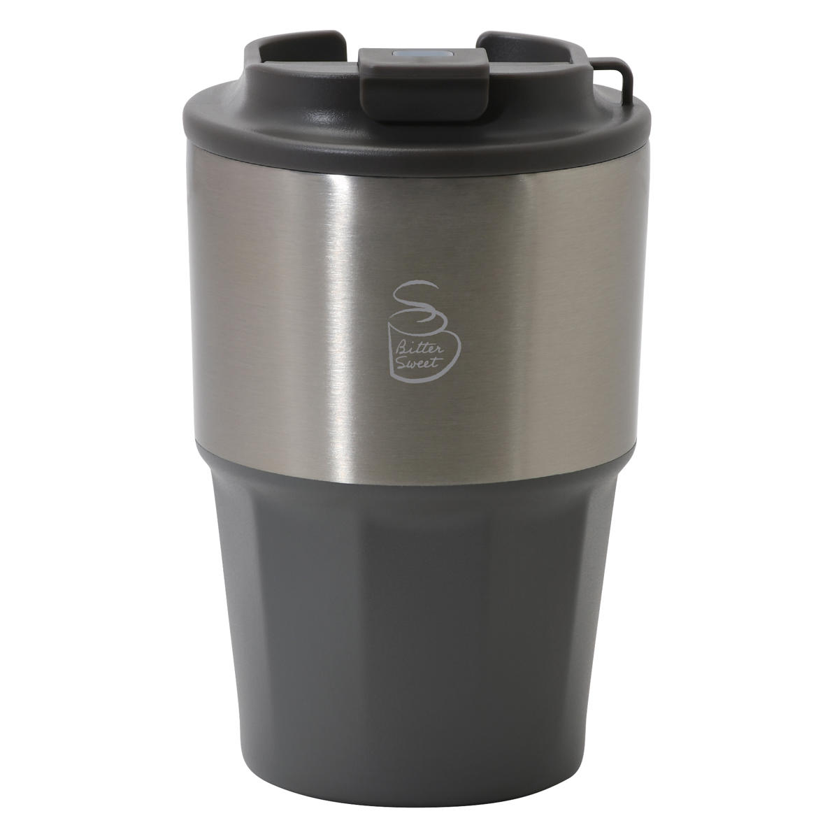 タンブラー 400ml ビタースイート 蓋付き ( ステンレス 保温 保冷 真空断熱構造 ステンレスタンブラー カップ コップ おしゃれ シンプル コーヒー 紅茶 珈琲 ふた付き 持ち運び デスクワーク ) 【ブラウン】 ブラウン